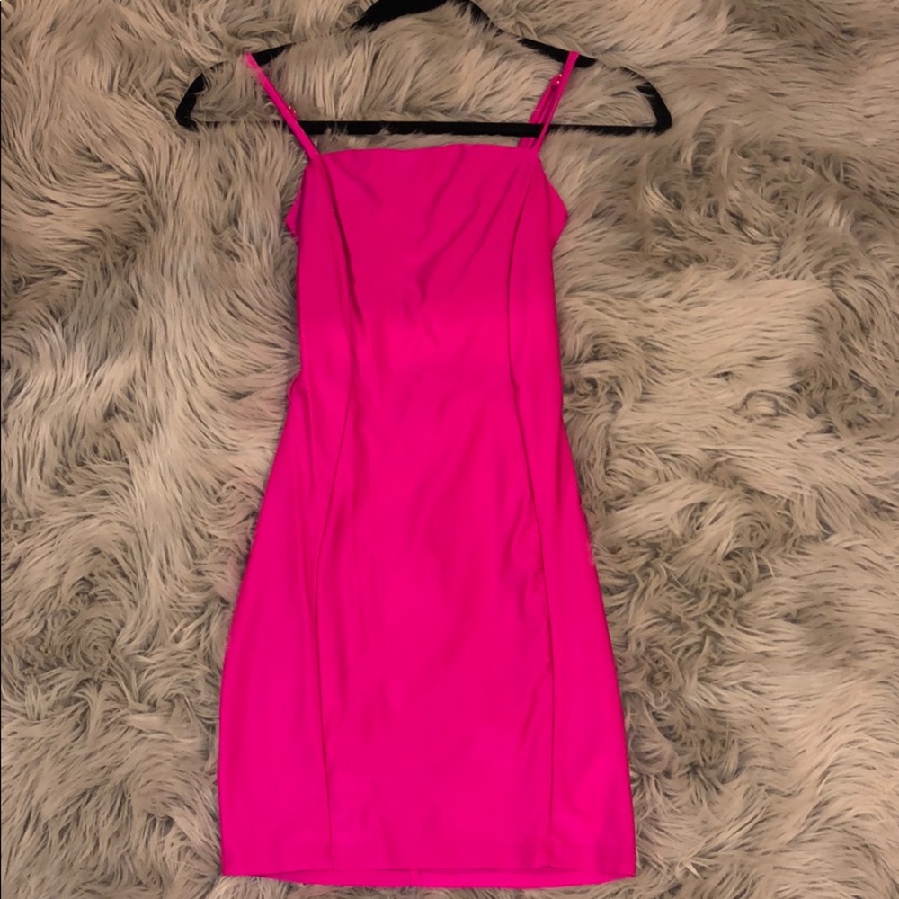 Hot Pink Mini Dress NWT